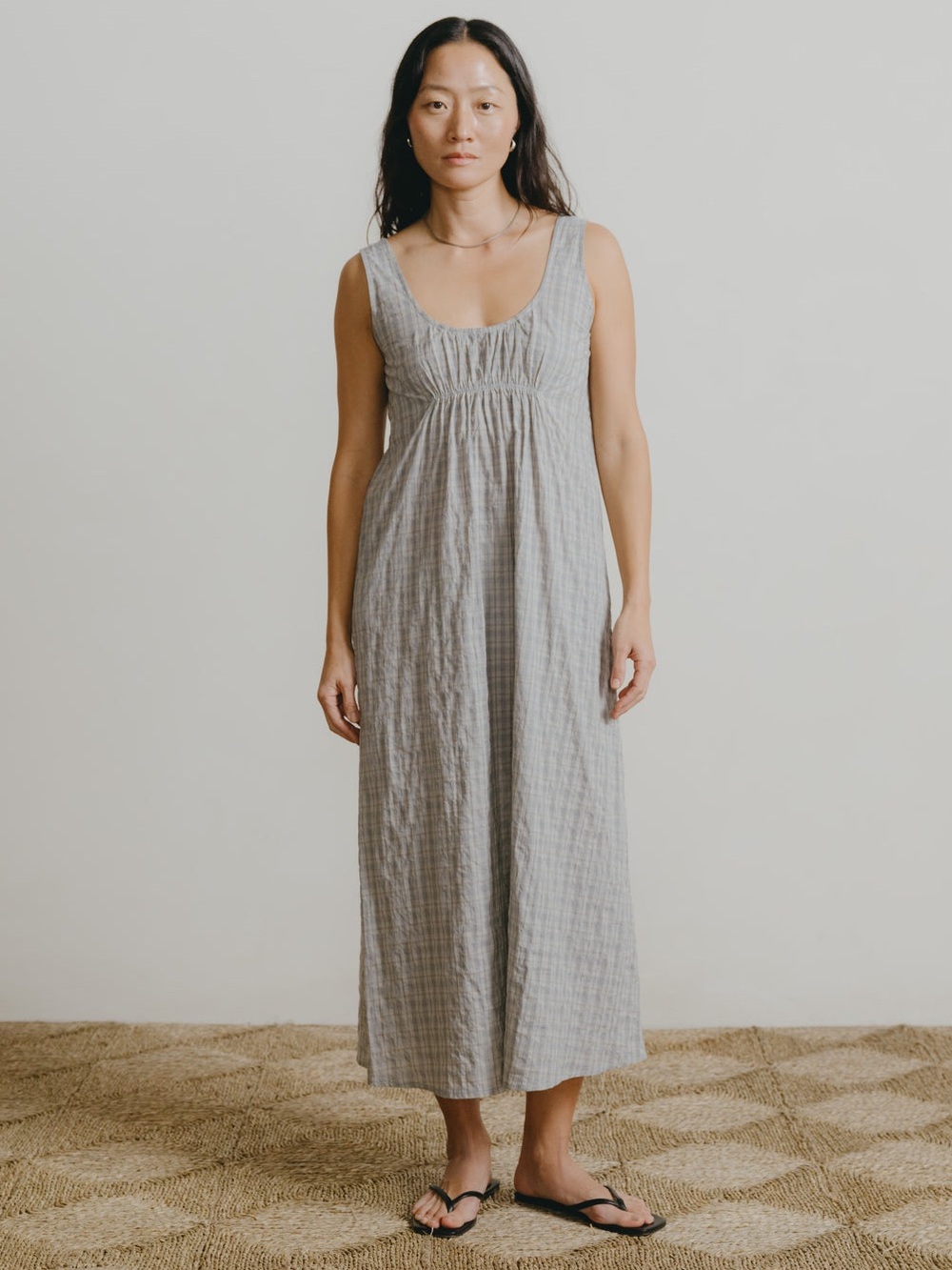 Ozma Women’s Colina Dress, Japanese Organic Cotton, Picnic Dress XL/XXL NWOT